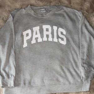 Green Envelope Gray Crewneck shirt!